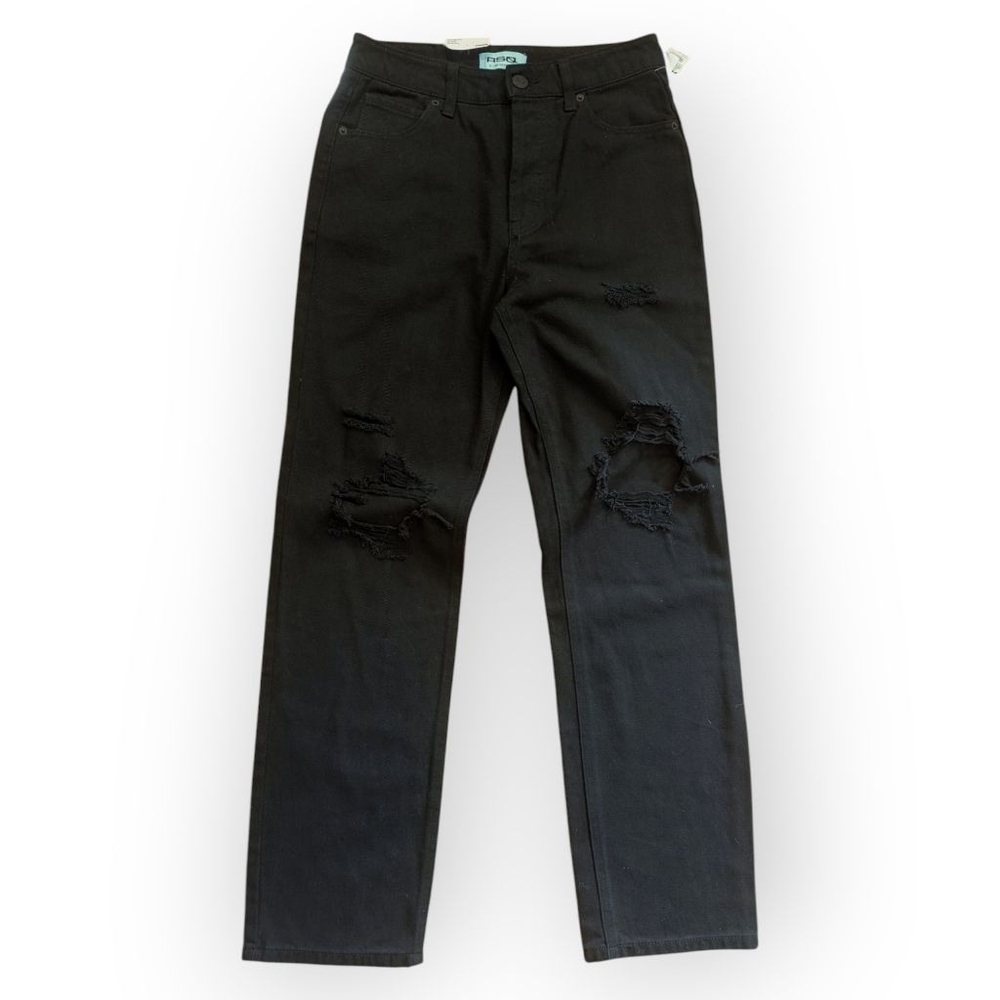 RSQ Black Distressed Jeans Tillys Size 27 NWT
